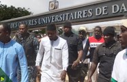 « V!0l*ur - v!0l*ur » : UCAD, des étudiants tentent de déstabiliser Ousmane Sonko sans succès