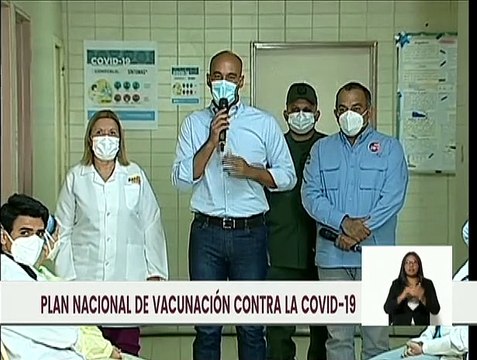 Comienza vacunación del personal de salud con Sputnik V en Hospital Victorino Santaella en Miranda