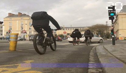 Rennes: De nouveaux feux de circulation pour les vélos