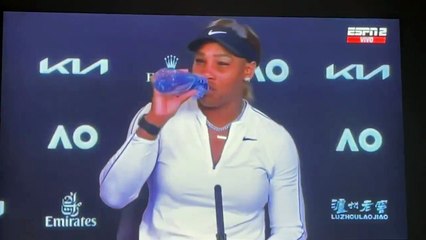 Open de Australia: Serena Williams rompe a llorar y abandona la rueda de prensa