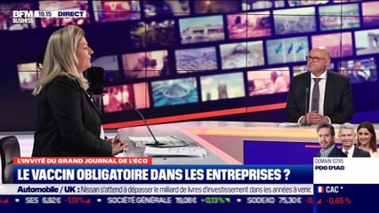 Laurent Pietraszewski (Secrétaire d'État) : Le vaccin obligatoire dans les entreprises ? - 18/02