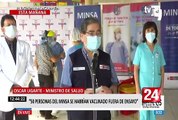 Ugarte: “unos 50 funcionarios del Minsa recibieron la vacuna fuera de los ensayos”