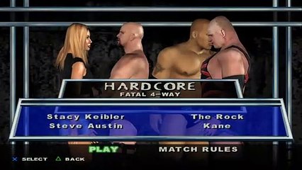 Here Comes the Pain Stacy Keibler vs Steve Austin vs The Rock vs Kane