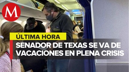 Ted Cruz, senador por Texas, viaja a Cancún en medio de tormenta invernal en EU; lo critican en red