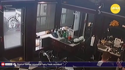 Boston barber injured in very freak accident
