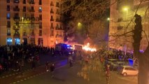 Protestas contra el encarcelamiento de Pablo Hasél en Barcelona