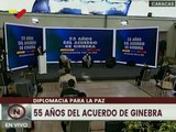 Canciller Arreaza: Venezuela está unida en torno al tema de la Guayana Esequiba