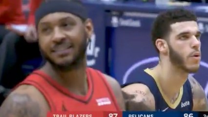 Carmelo Anthony Yells 'Shut Yo A$$ Up' To Heckling Fan Who Told Him To Retire