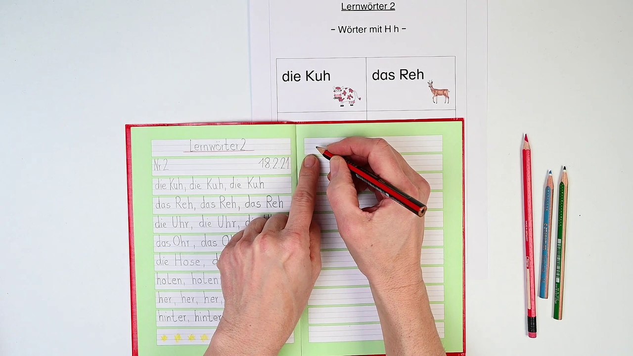 Lernwörter 2 - Übung 4