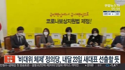 '비대위 체제' 정의당, 내달 23일 새대표 선출할 듯