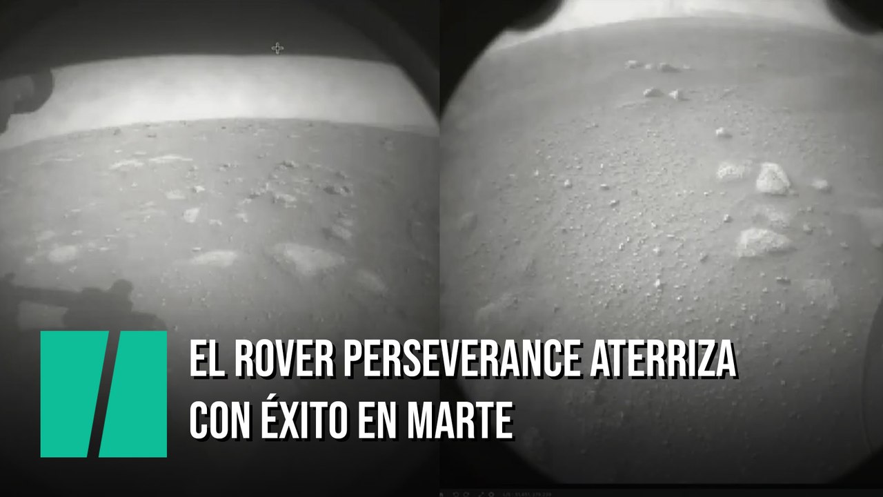 El rover Perseverance aterriza con éxito en Marte
