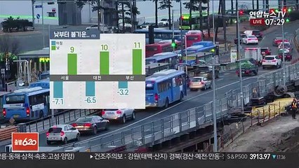 [날씨] 출근길 강추위, 낮부터 기온 '쑥'…동해안 화재 주의