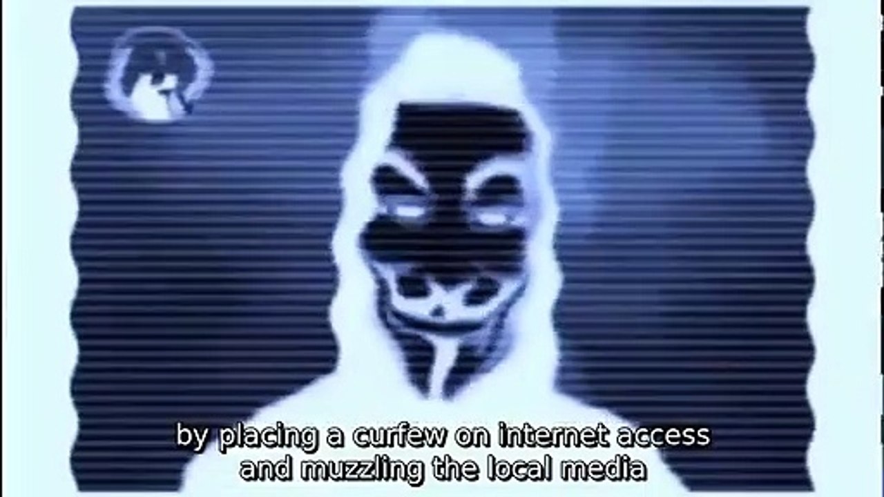Anonymous soutient la Birmanie