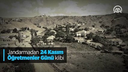 Jandarmadan 24 Kasım Öğretmenler Günü klibi