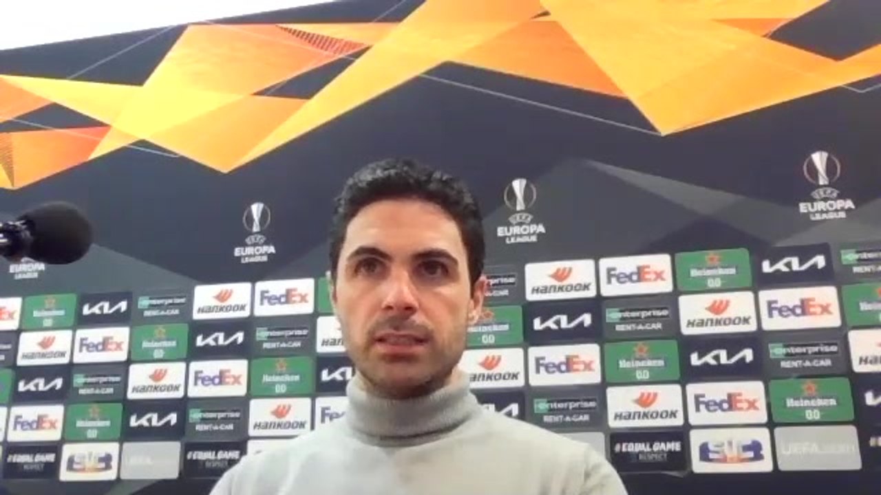 Arteta on Benfica 1-1 Arsenal