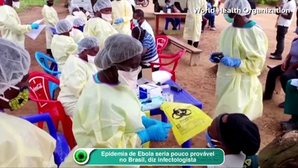 Epidemia de Ebola seria pouco provável no Brasil, diz infectologista