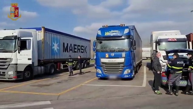 Polizia Stradale controlli in tutta Italia ai mezzi pesanti (18.02.21)