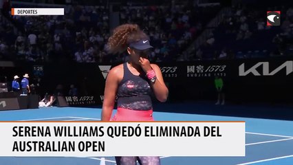 Serena Williams quedó eliminada del Australian Open