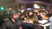 Nuevos altercados en la manifestación en apoyo a Hasel en Valencia