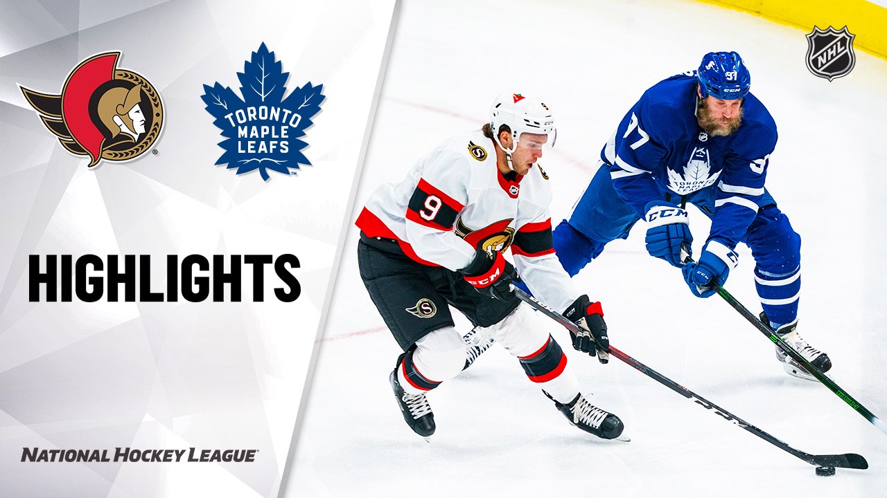 Senators @ Maple Leafs 2/18/21 | NHL Highlights