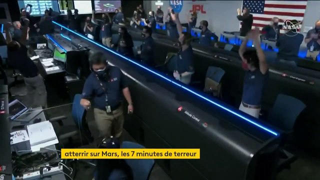 Revoir les images de Perseverance qui s'est posé hier soir sur Mars avec comme objectif de trouver, dans les années à venir, une preuve de vie passée sur la planète rouge