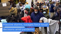 Massive storms, outages force tough decisions amid pandemic, and other top stories in US news from February 19, 2021.