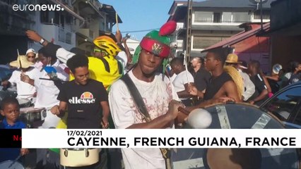 شاهد: الاحتفالات بيوم "الرماد" تعم غويانا الفرنسية