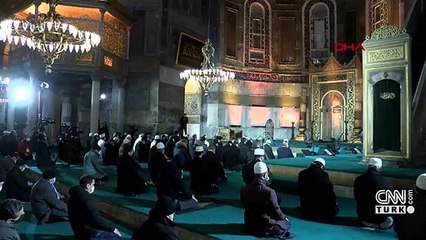 Ayasofya'da 87 yıl sonra bir ilk