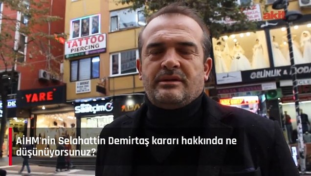Vatandaştan AİHM'in skandal 'Demirtaş' kararına tepki!