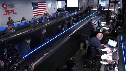 Perseverance uzay aracının başarıyla Mars yüzeyine indiği anlar NASA'da böyle karşılandı