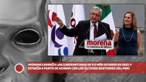 ¡Morena ganaría las gubernaturas de 9 o más estados en 2021 y acabaría con los últimos bastiones del PAN!