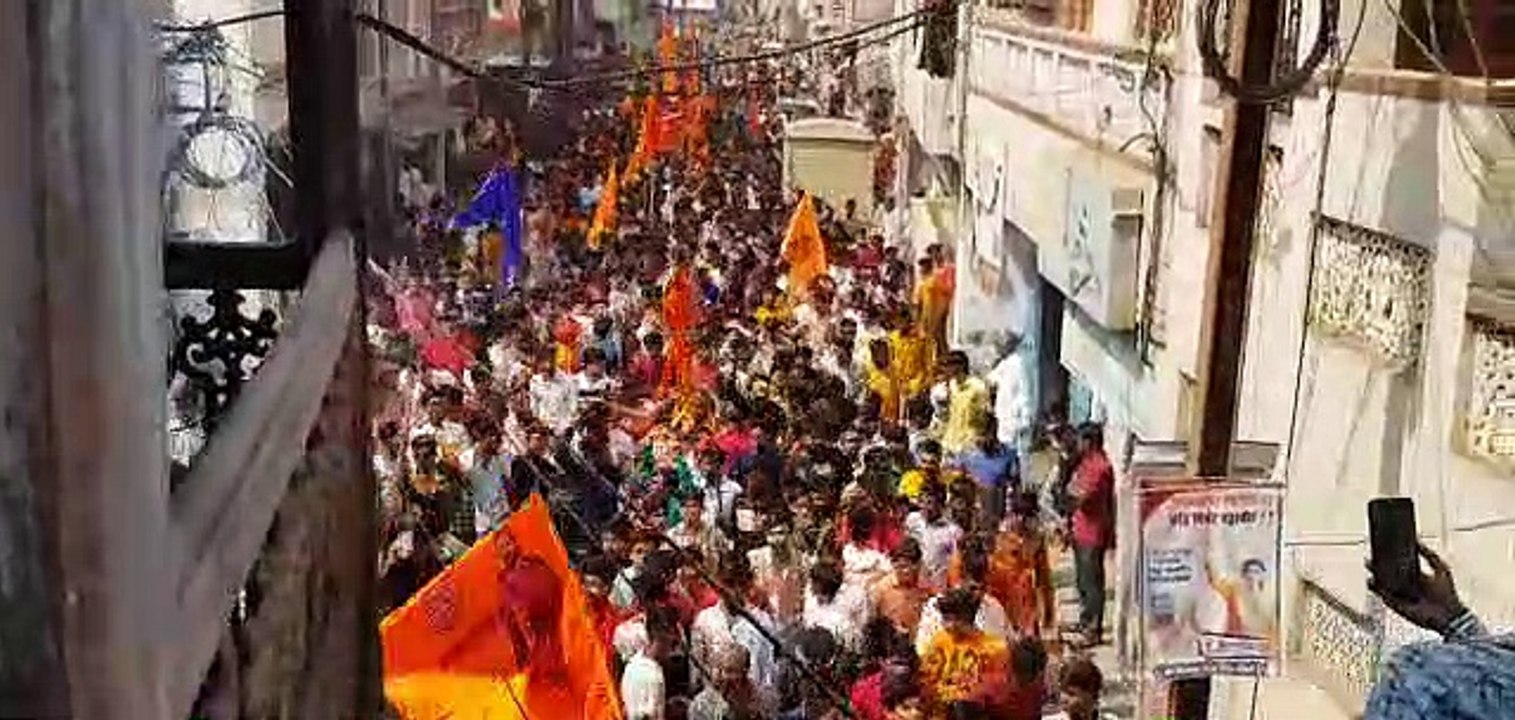 देखे वीडियो : गूंजानमय हुआ जय शिवाजी, जय भवानी, निकली भव्य शोभायात्रा