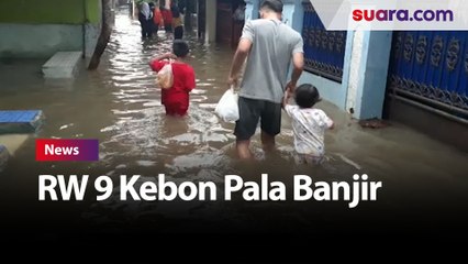 Hujan Deras Guyur Ibu Kota, Kelurahan Kebon Pala Terendam Banjir