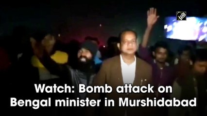 बंगाल के मुर्शिदाबाद में मंत्री जाकिर हुसैन पर बम से हमला