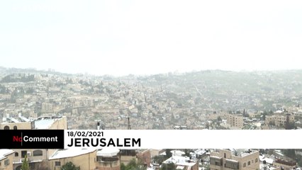 Στα λευκά ντύθηκε η Ιερουσαλήμ