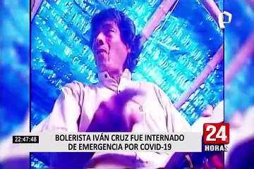 Iván Cruz: bolerista es internado de emergencia por complicaciones con el Covid-19