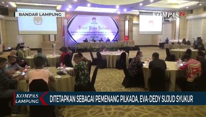 Ditetapkan Sebagai Pemenang Pilkada, Eva Dwiana-Deddy Amrullah Sujud Syukur