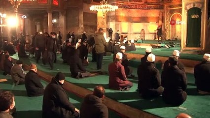 Regaip Kandili'nde Ayasofya doldu taştı