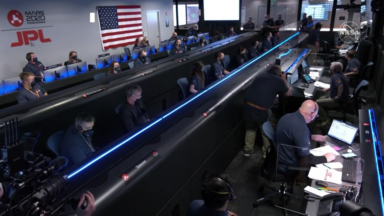 Nasa-Rover 'Perseverance' auf dem Mars gelandet
