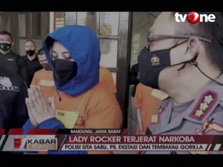Konsumsi Narkoba, Lady Rocker Ditangkap Polisi