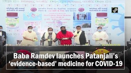 Baba Ramdev launches Patanjali’s ‘evidence-based’ medicine for Covid-19