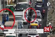 El Agustino: PNP detuvo a sujetos que robaban a pasajeros de vehículos