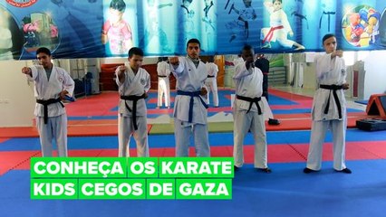 Encontrar a esperança em Gaza com o Caratê