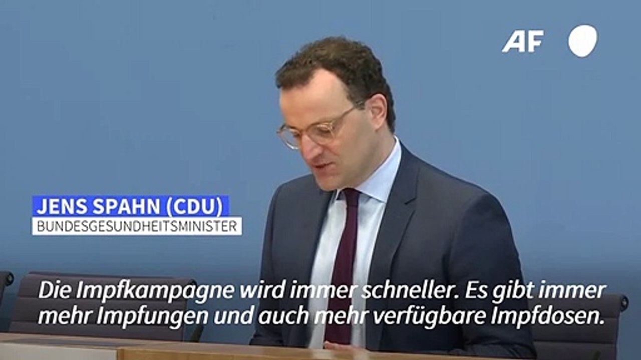 Spahn: Wir liegen bei den Impfungen 'weit vorne'