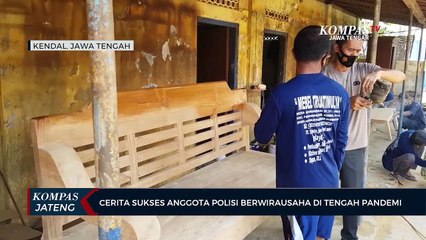 Cerita sukses anggota polisi berwirausaha di tengah pandemi