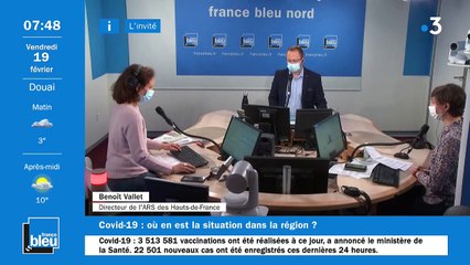 Benoit Vallet, directeur général de l'ARS Hauts-de-France