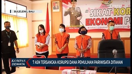 7 ASN Tersangka Korupsi Dana Pemulihan Pariwisata Ditahan