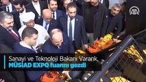 Sanayi ve Teknoloji Bakanı Varank, MÜSİAD EXPO fuarını gezdi