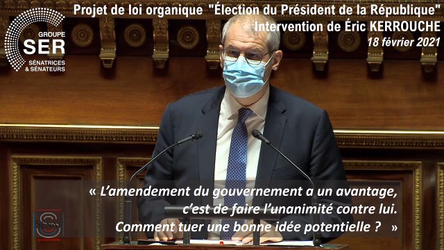 Eric Kerrouche : intervention du 18 février sur le PJLO Election présidentielle