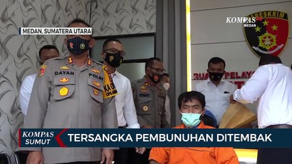 Tersangka Pembunuhan di Belawan Ditembak